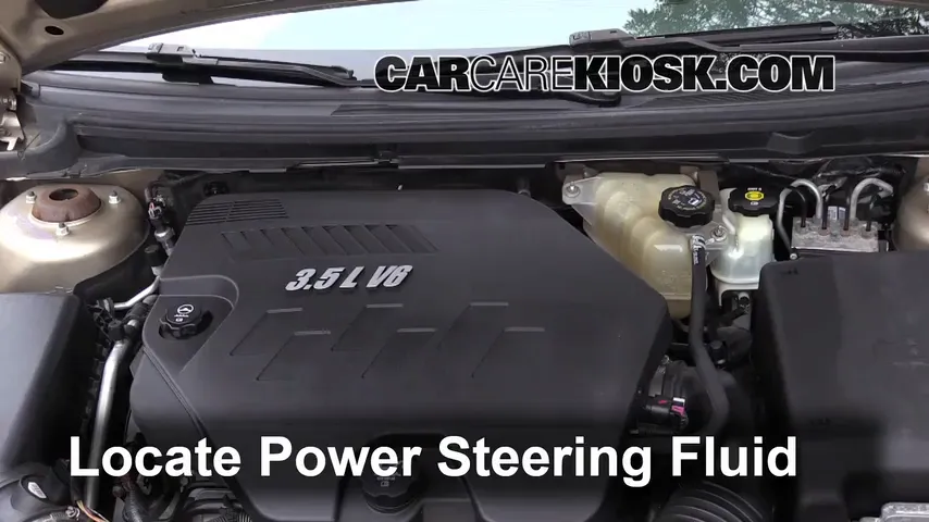 2008 Saturn Aura XE 3.5L V6 Power Steering Fluid